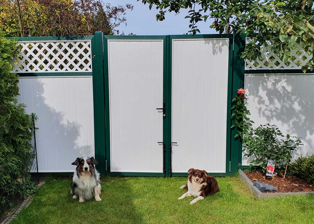 FairGarden® BASICline Doppeltür 180 Holzdekor